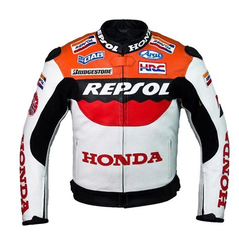 honda repsol leather racing jacket